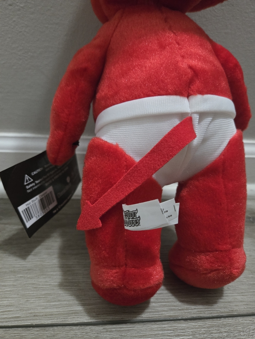 NEW Large Hot Stuff Red Devil Plush Toy 15 inches. NWT - Picture 7 of 9